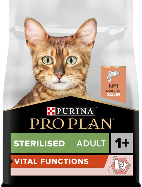Pro Plan Sterilised Adult Vital Functions - Kattenvoer Droogvoer - Zalm - 10 kg