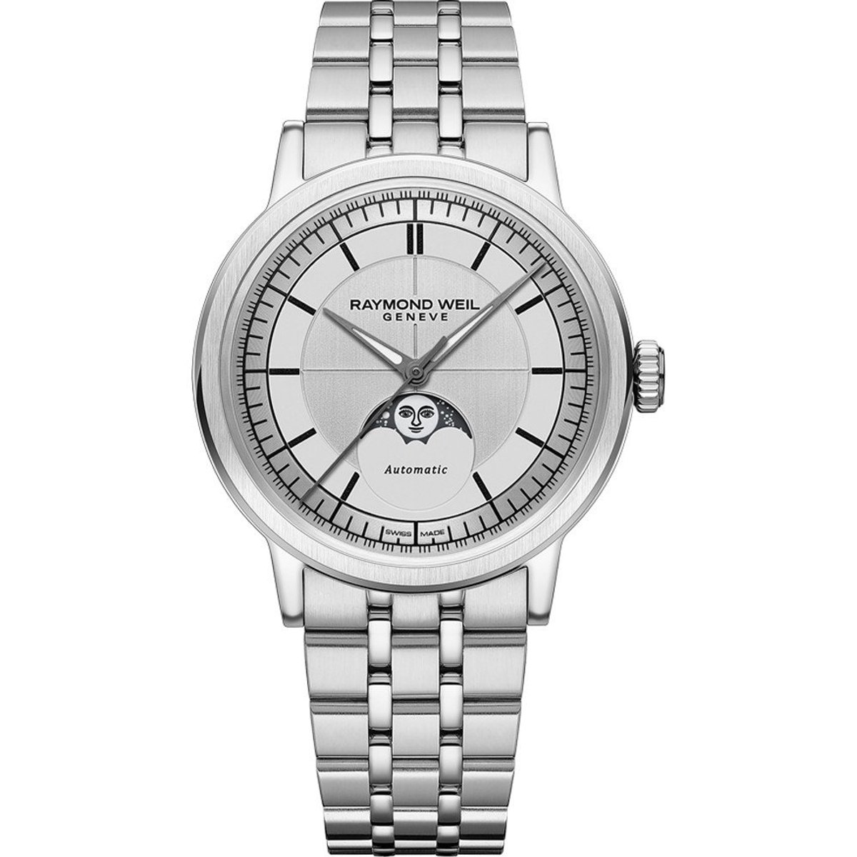 Raymond Weil Millesime 2945-ST-65001 Horloge - Staal - Zilverkleurig - Ø 39.5 mm