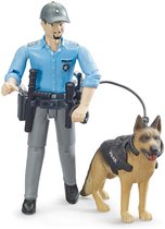 Politieagent met hond van Bruder