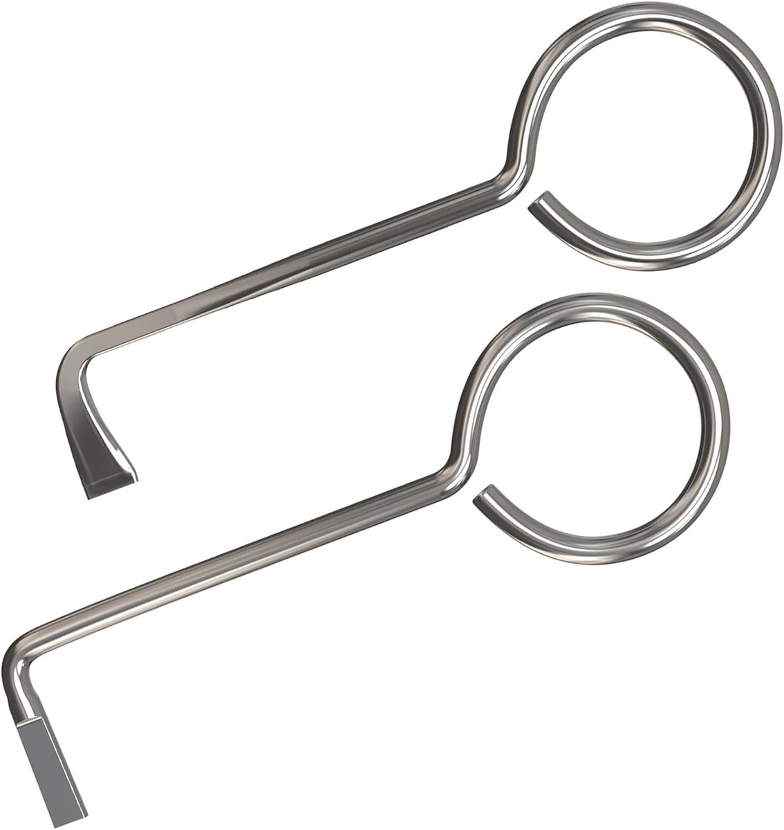 Lockpick Set - Professionele Universele Buntbartsloten Sleutelservice Deuropener - 2 stuks - zilver — cadeau in Cadeau-ideeën - foto 2