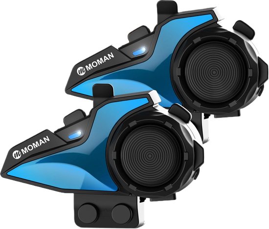 MOMAN H2E Eagle Communicatiesysteem Duo Pack - Maat - Bluetooth Intercom