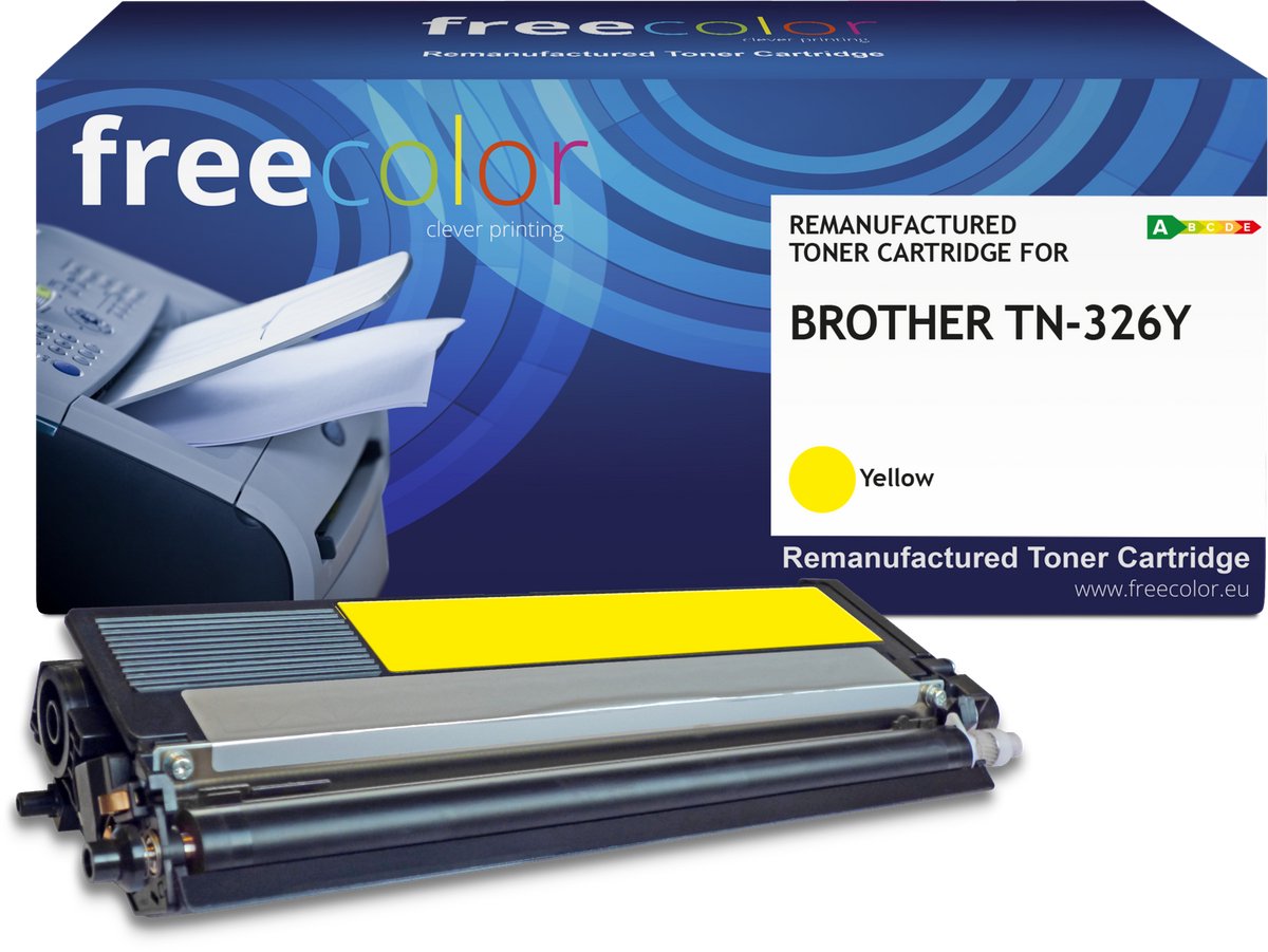 Freecolor toners & lasercartridges TN326Y-FRC