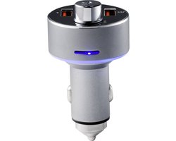 Renkforce RF-CAR-100 FM-transmitter Bluetooth Incl. handsfree-functie, Met geheugenkaartgleuf, Ingebouwde MP3-speler