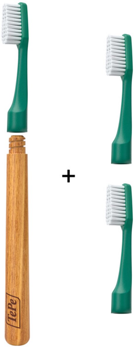 TePe Tandenborstel Choice Soft Groen - 3 x 3 stuks - Voordeelverpakking