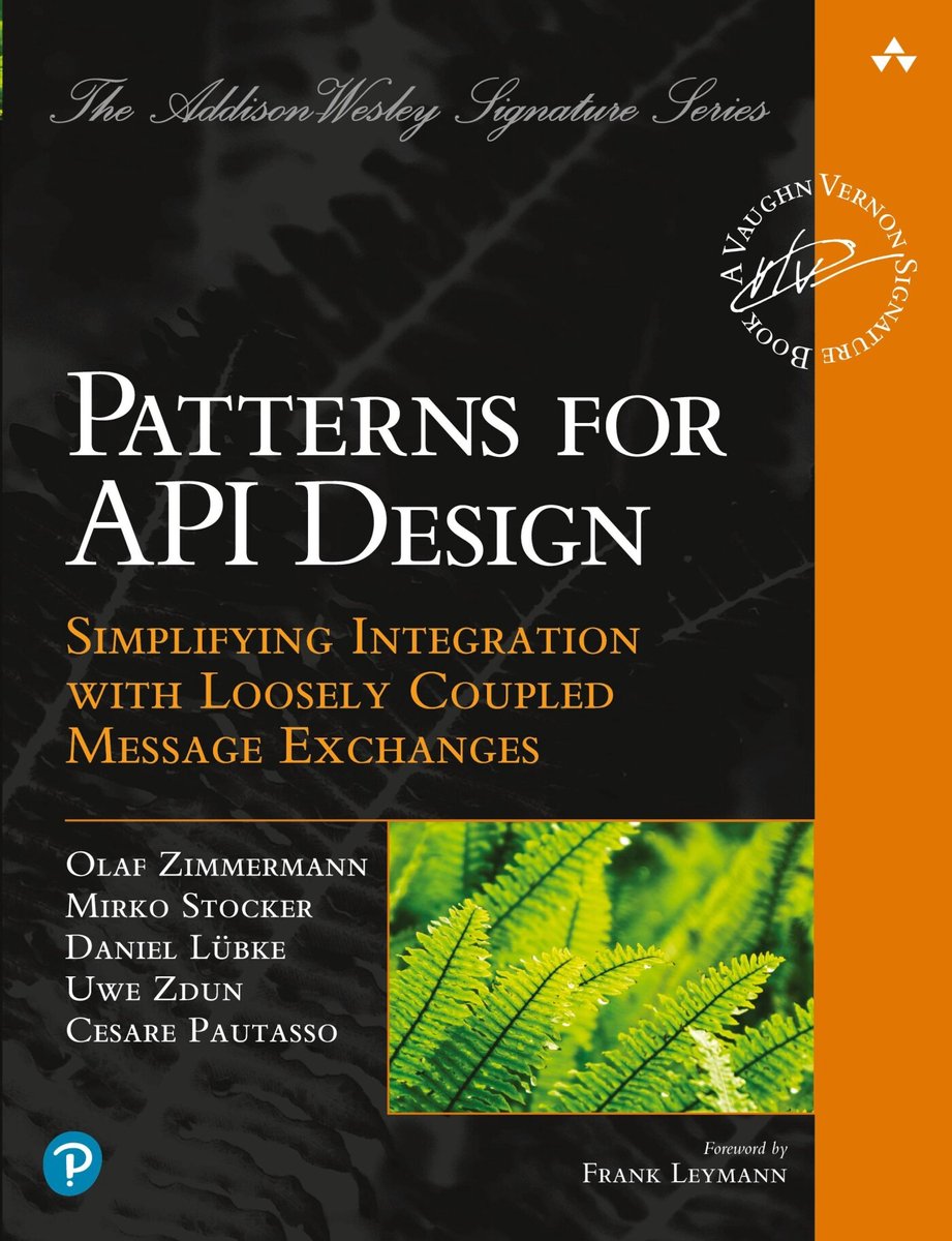 Omslag van Addison-Wesley Signature Series (Vernon)- Patterns for API Design