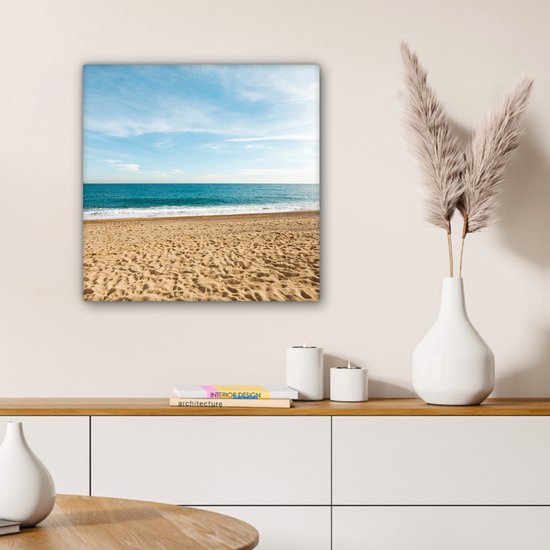 KQZVCU Gouden vis blauwe zee canvas poster moderne abstracte