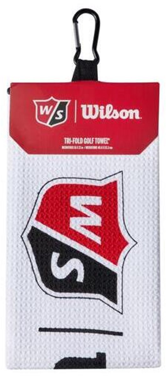 Tri-Fold Golfhanddoek - Wit van Pinnacle Golf — afbeelding 3