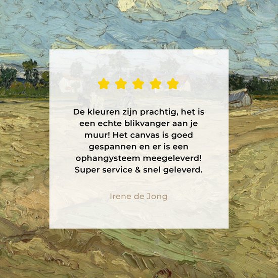 Peintures sur toile - Champs labourés - Vincent van Gogh - 160x120 cm - Décoration murale XXL