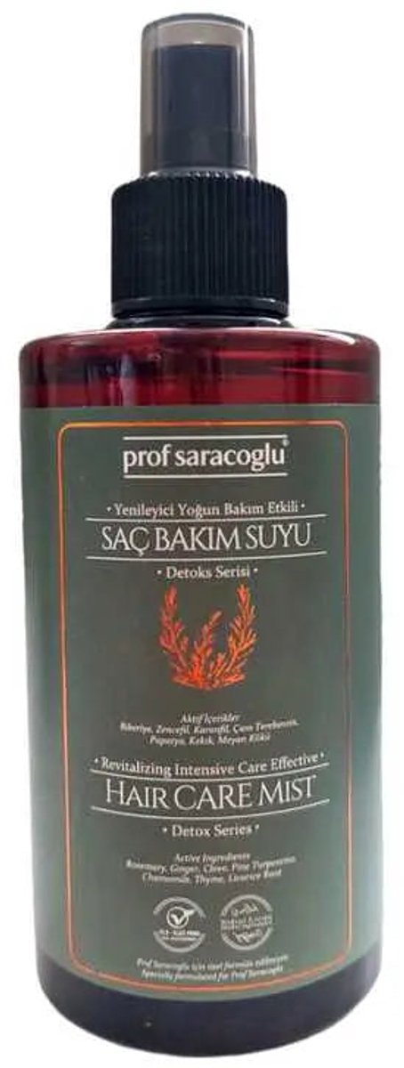 Prof Saracoglu Detox Series Rozemarijn Haarverzorgingswater