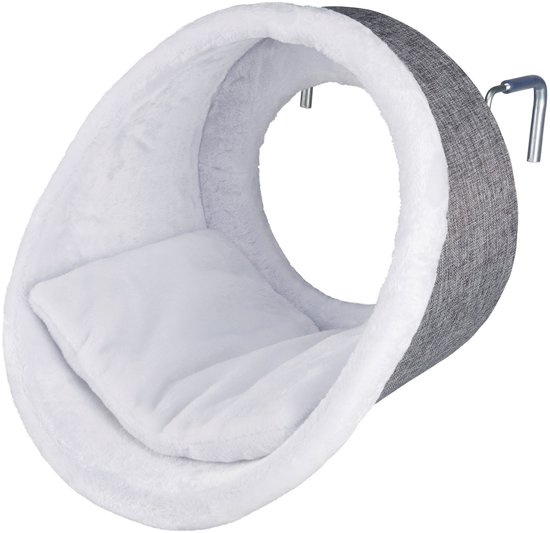 Trixie Radiator Hangmat Iglo - Wit/Grijs 34 x 38 x 38 cm