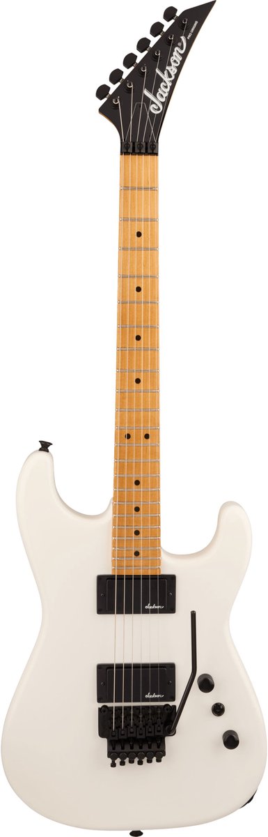 Jackson Pro Origins 1985 San Dimas SD1 HH MPL Snow White - ST-Style elektrische gitaar