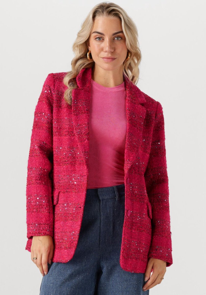Studio Amaya Olivia Blazers Dames - Fuchsia - Maat S