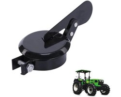 Tractor Rain Guard - Tractor Uitlaatdemper - Universeel voor tractoren, gazontractoren en tractoruitlaatdempers - 50 mm (zwart)