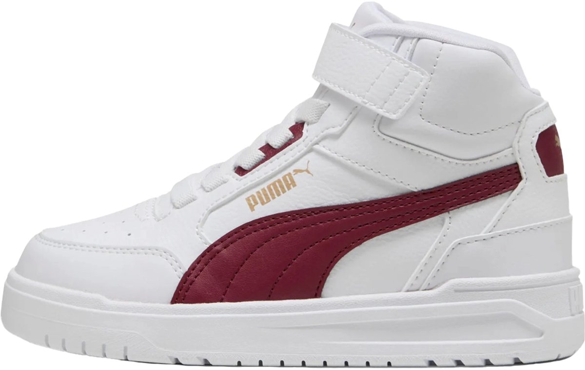 Puma shuffle downtown mid ac in de kleur . Wit