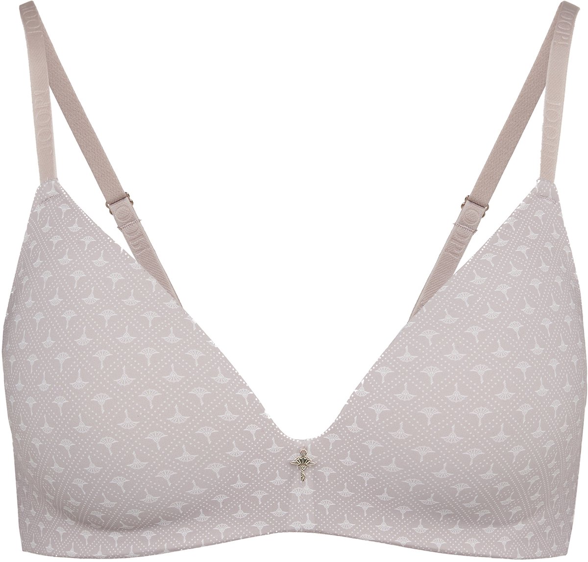 Joop! T-Shirt-BH Sensation Allover Print ohne Bügel beige