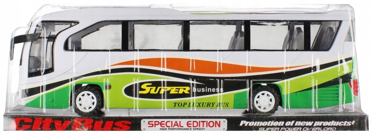 Mega Creative Autobus met Geluid en Licht - 40cm