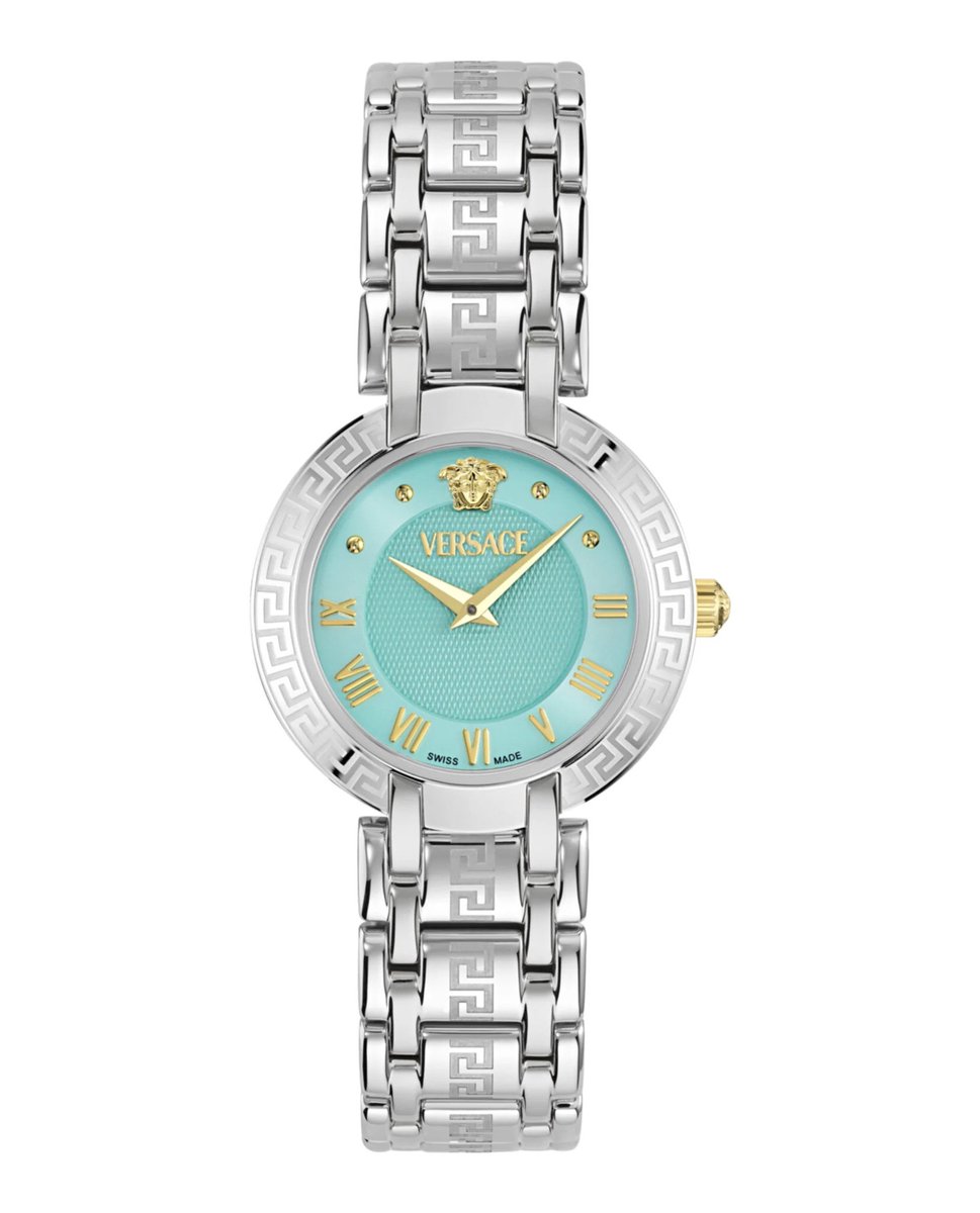Versace Antlia VE0P00325 Horloge - Staal - Zilverkleurig - Ø 34 mm