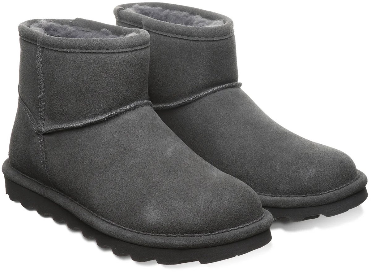 BEARPAW Alyssa dames winter enkellaars lamsvacht laars 2130W Gadget Grijs