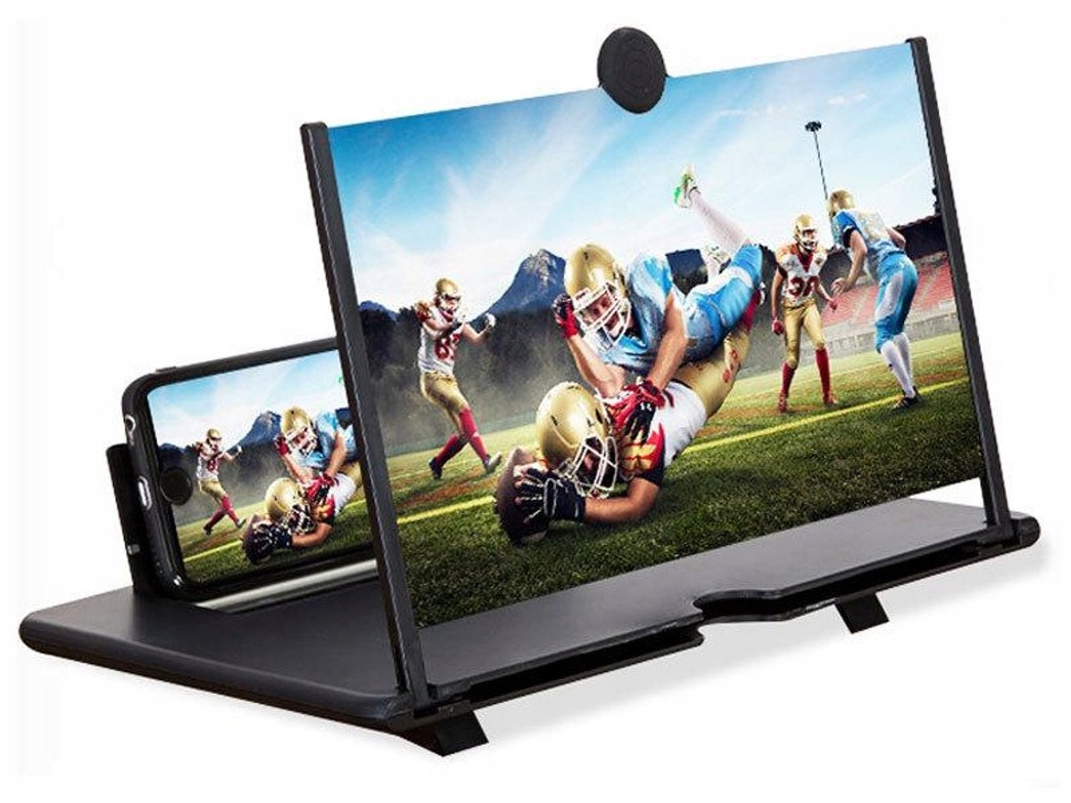 16-inch Telefoon Vergroter Scherm met Houder - Draagbaar & Compact