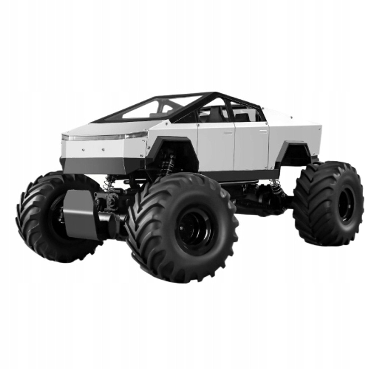 Grote RC Tesla Cybertruck 1:8 met Licht & Geluid