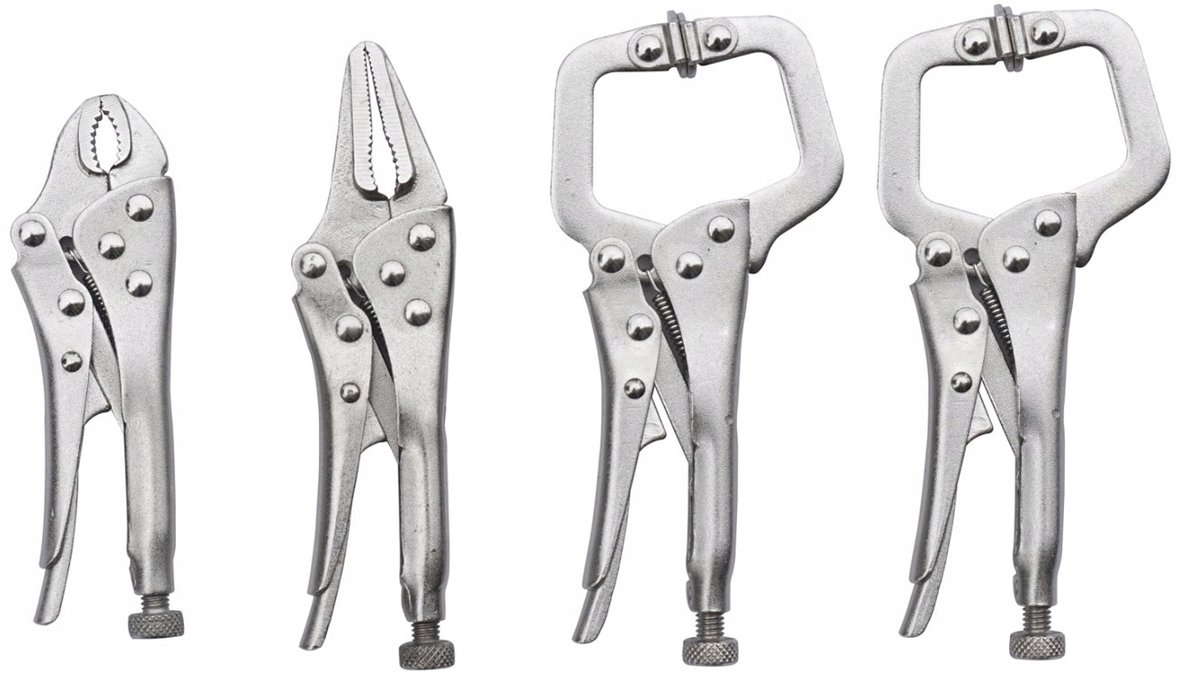 Kraft&Dele Las Griptangen Set 4 stuks - 110/125/130mm