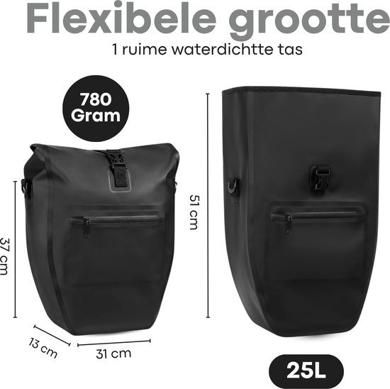 Camouflage Fietstas – Dubbele Achterzak – 60x30x30 Cm – Blauw – Voor Mountainbikes – Eenvoudig Te Bevestigen