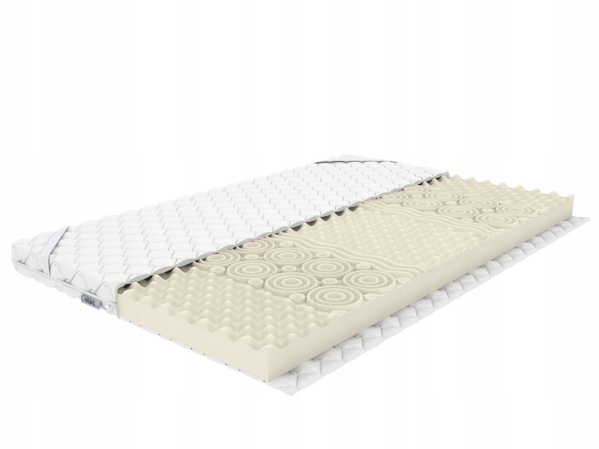 Matras Topper 90x200 cm - Harde Schuim (H4) - 7cm Dik