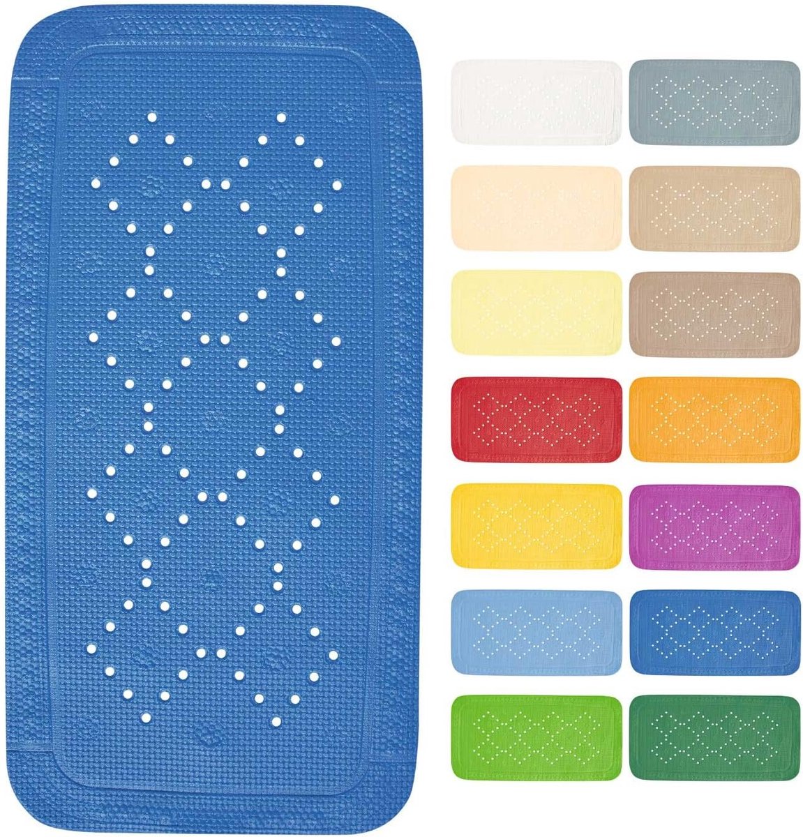 Elektrische Badveiligheidsmat 71 cm x 36 cm - Wasbare PVC Mat voor Veiligheid in Bad en Douche