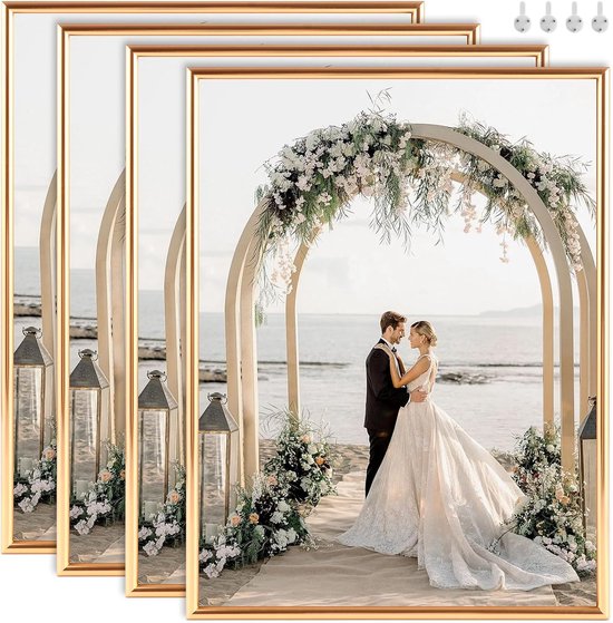 Fotolijst Easy Frame - goudkleur - 30x40 cm | Leen Bakker