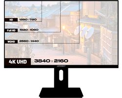 JAPANNEXT Monitor 23,8" IPS 4K UHD (3840x2160) | JN-IPS2380UHDR-C65W-HSP
