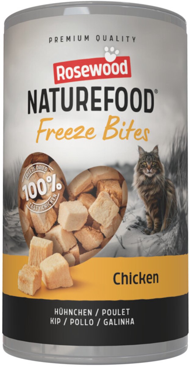 Rosewood Naturefood Kattensnack Freeze Bites Chicken - 30 gr