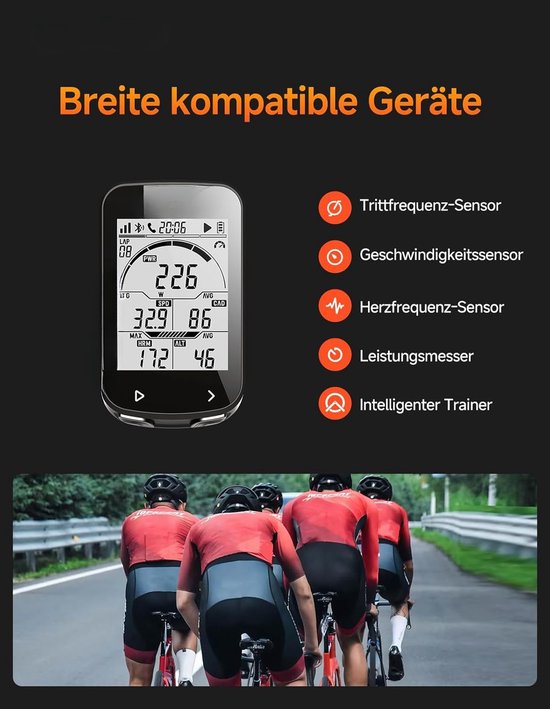 Kilometerteller Solacis Kilometerteller fiets - Fietscomputer - KM teller fiets ...