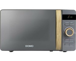 DOMO DO3420 Microgolfoven Solo ‘Wood You’ - Magnetron - Vrijstaand - 20 L - 700 W - Houtlook Handvat