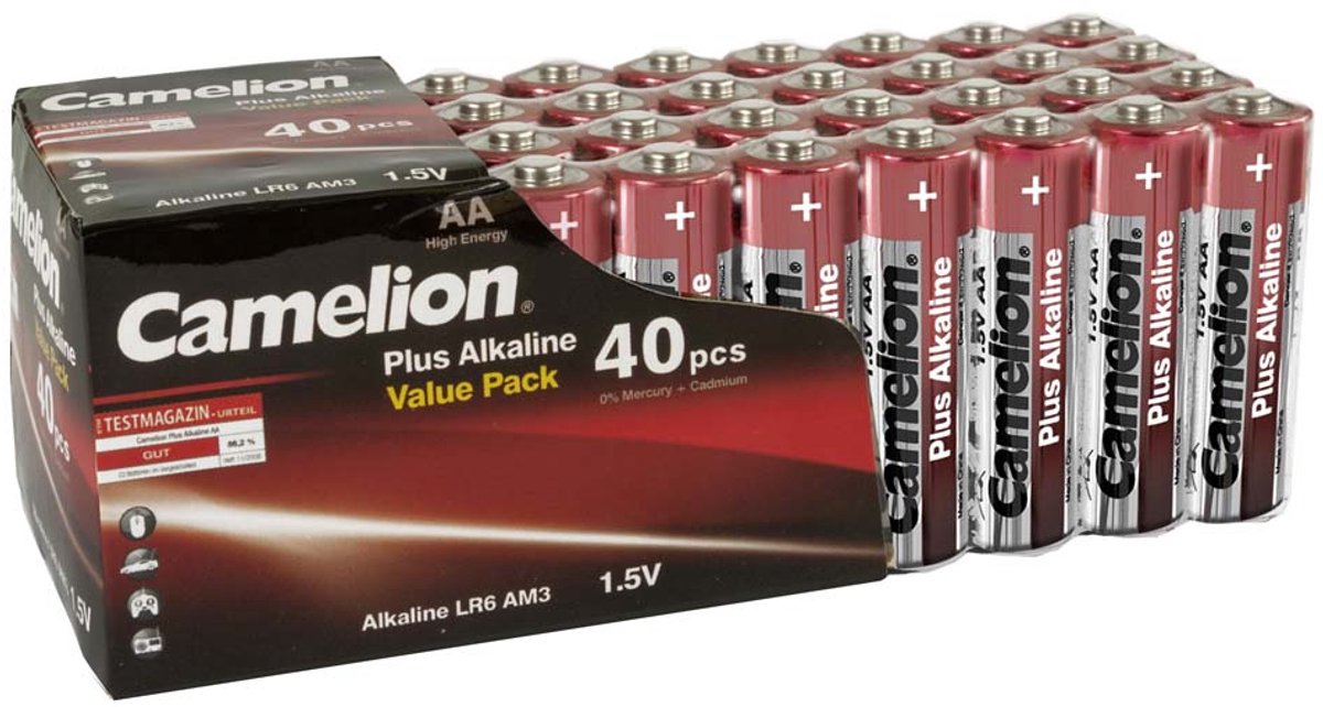 Camelion Plus LR06 AA batterij (penlite) Alkaline 1.5 V 40 stuk(s)