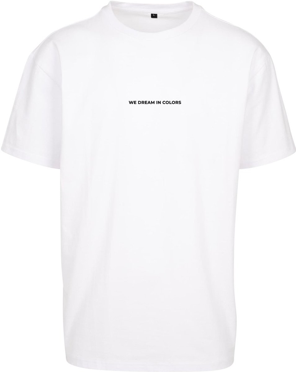Mister Tee We Dream in Colors Oversize Heren T-shirt S Wit