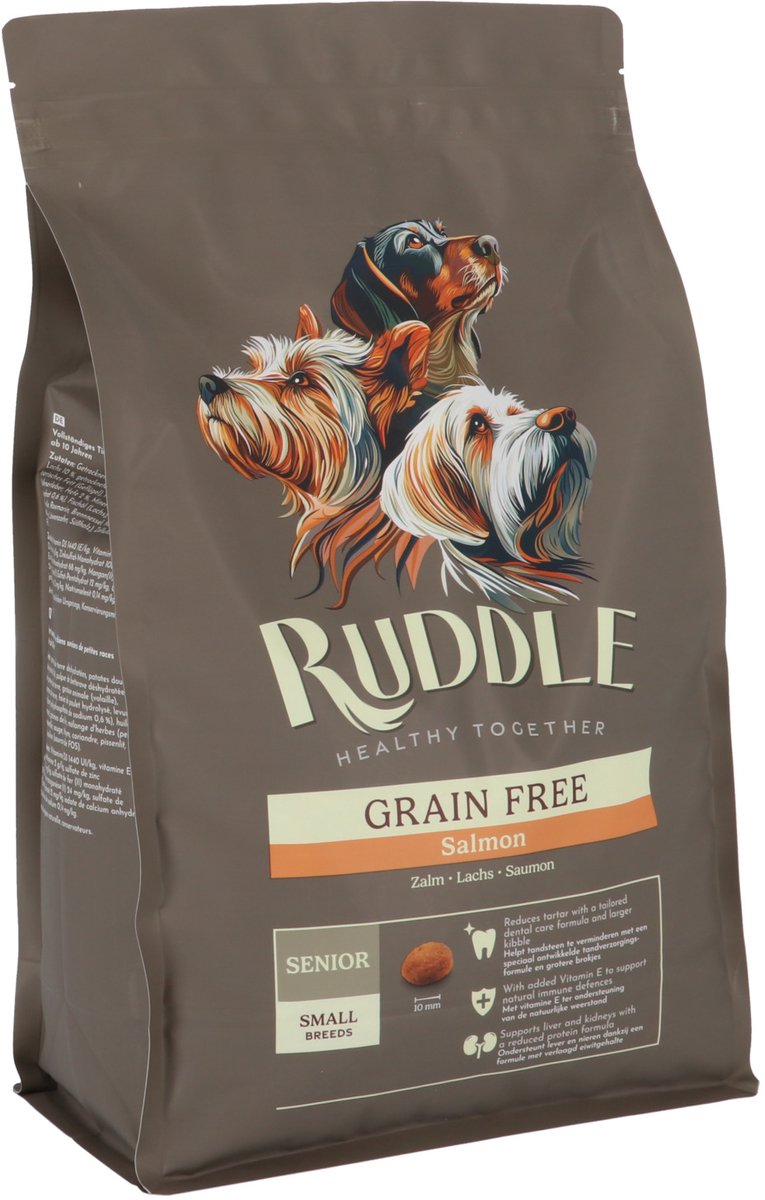 Ruddle Senior Small Breed Grainfree Zalm - Hondenvoer - 8 kg