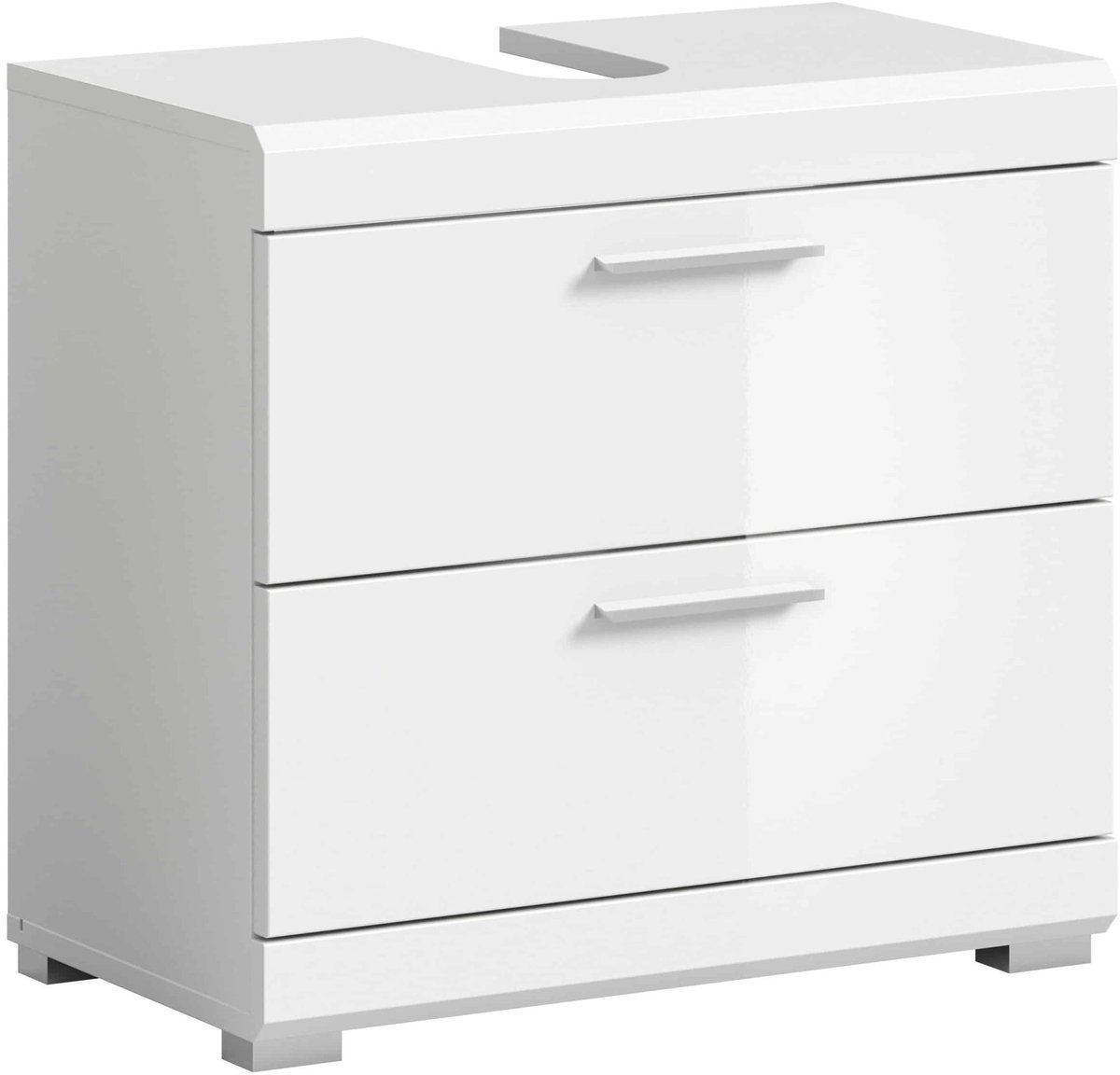 Scout wastafelmeubel wit hoogglans MDF TZ wit NB - 37x60x56cm