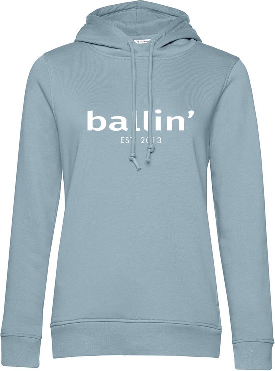 Dames Hoodies met Ballin Est. 2013 Wmn Hoodie Print - Blauw - Maat S