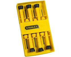 Stanley 6-Delige Cushiongrip Schroevendraaier - Set - Instrument