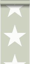 ESTAhome papier peint étoiles vert menthe - 138948-0,53 x 10,05 m