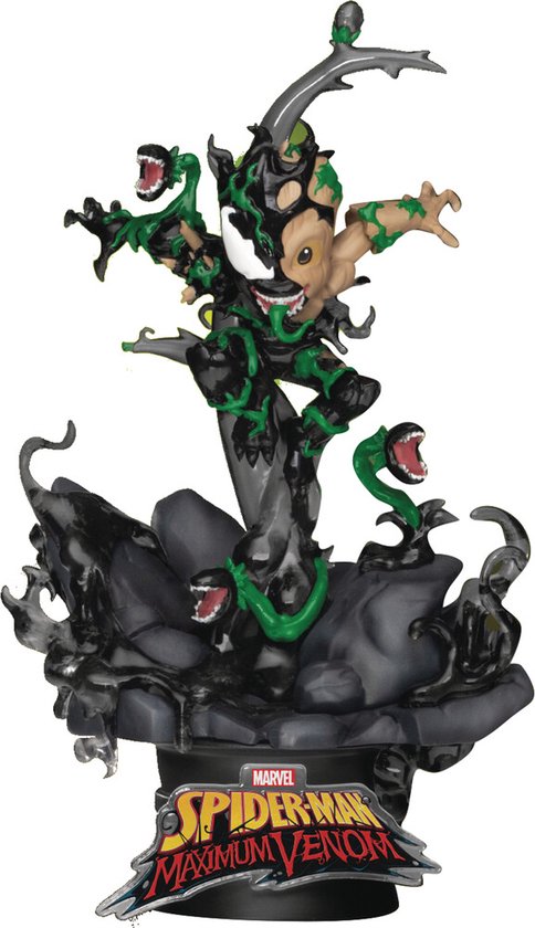 Foto: Beast kingdom marvel diorama 068 maximum venom little groot 15cm