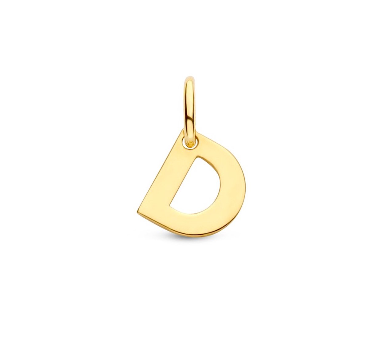 Geelgouden Hanger letter D 4023455