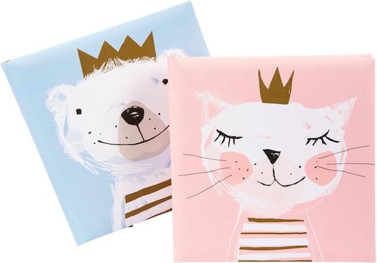 GOLDBUCH GOL-24257 Album pour enfants FORTUNA BLUE comme livre photo, 25x25 cm