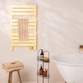 CREATE - Elektrische handdoekverwarmer voor wandmontage zonder planchet 500W - Pastel geel - WARM TOWEL