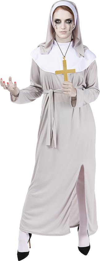 FUNIDELIA Zombie Nonnen Kostuum Voor voor vrouwen - Maat: - Wit