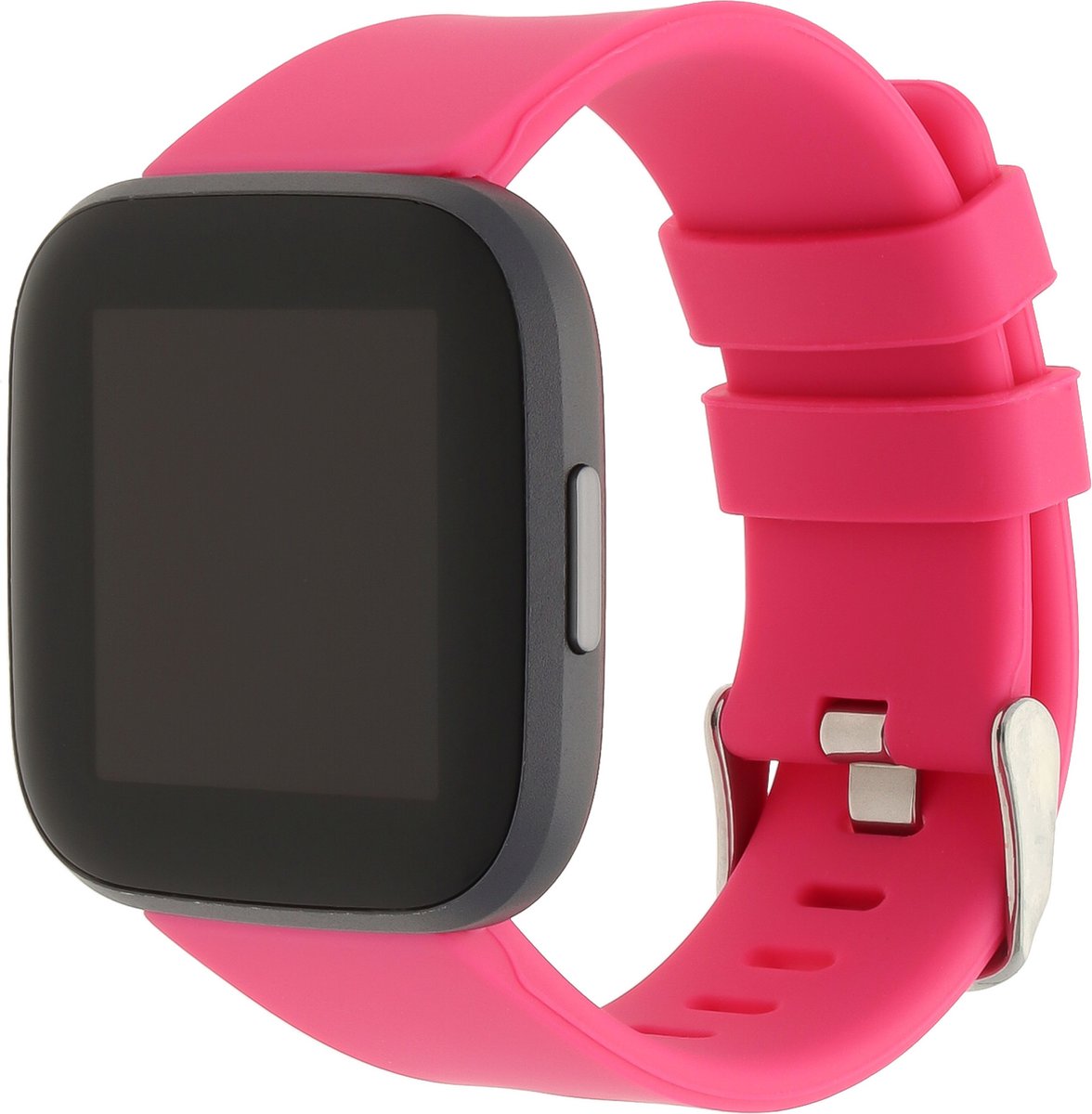 Fitbit Versa rubberen sport bandje - Magenta - Fitbit versa bandjes
