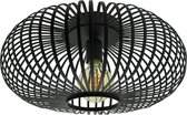 Outlight - Plafondlamp Gabbia 40cm - Spijltjes kooi lamp - zwart
