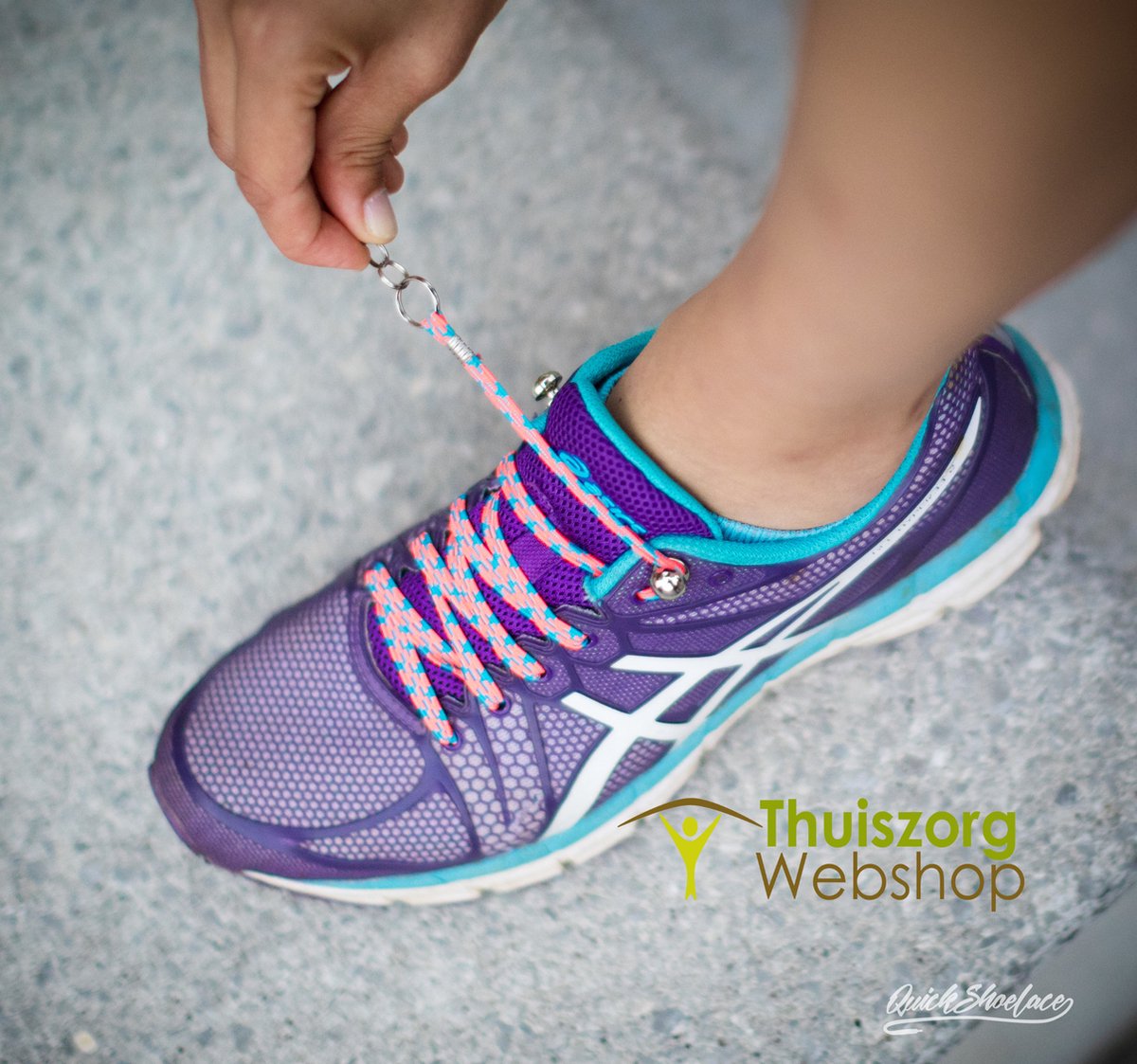 Quickshoelaces - casuel geel
