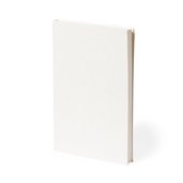 Notitieboekje A5 - Logboek - Hardcover - Gelinieerd - 100 Pagina's - Duurzaam - Gerecyclede melkpakken - Karton - Polypropyleen - wit