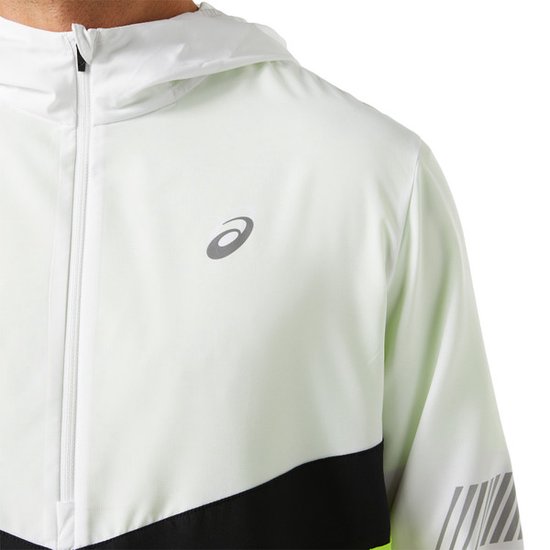 Asics silver jacket heren shop